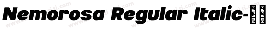 Nemorosa Regular Italic字体转换